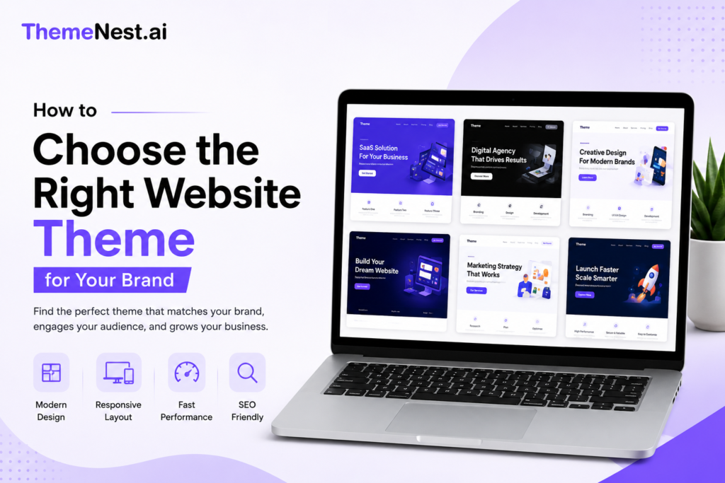 How to Choose the Right Website Theme for Your Brand