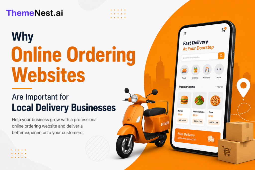 Why Online Ordering Websites Are Important for Local Delivery Businesses