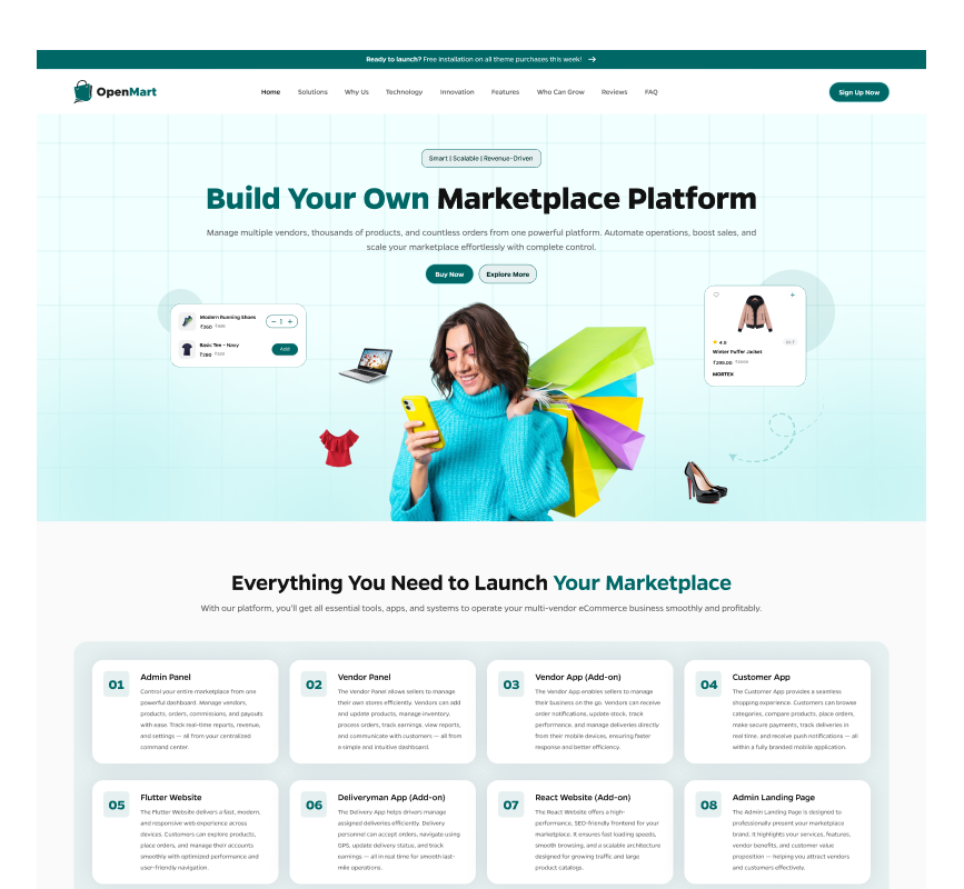 Multi-Vendor E-commerce Marketplace